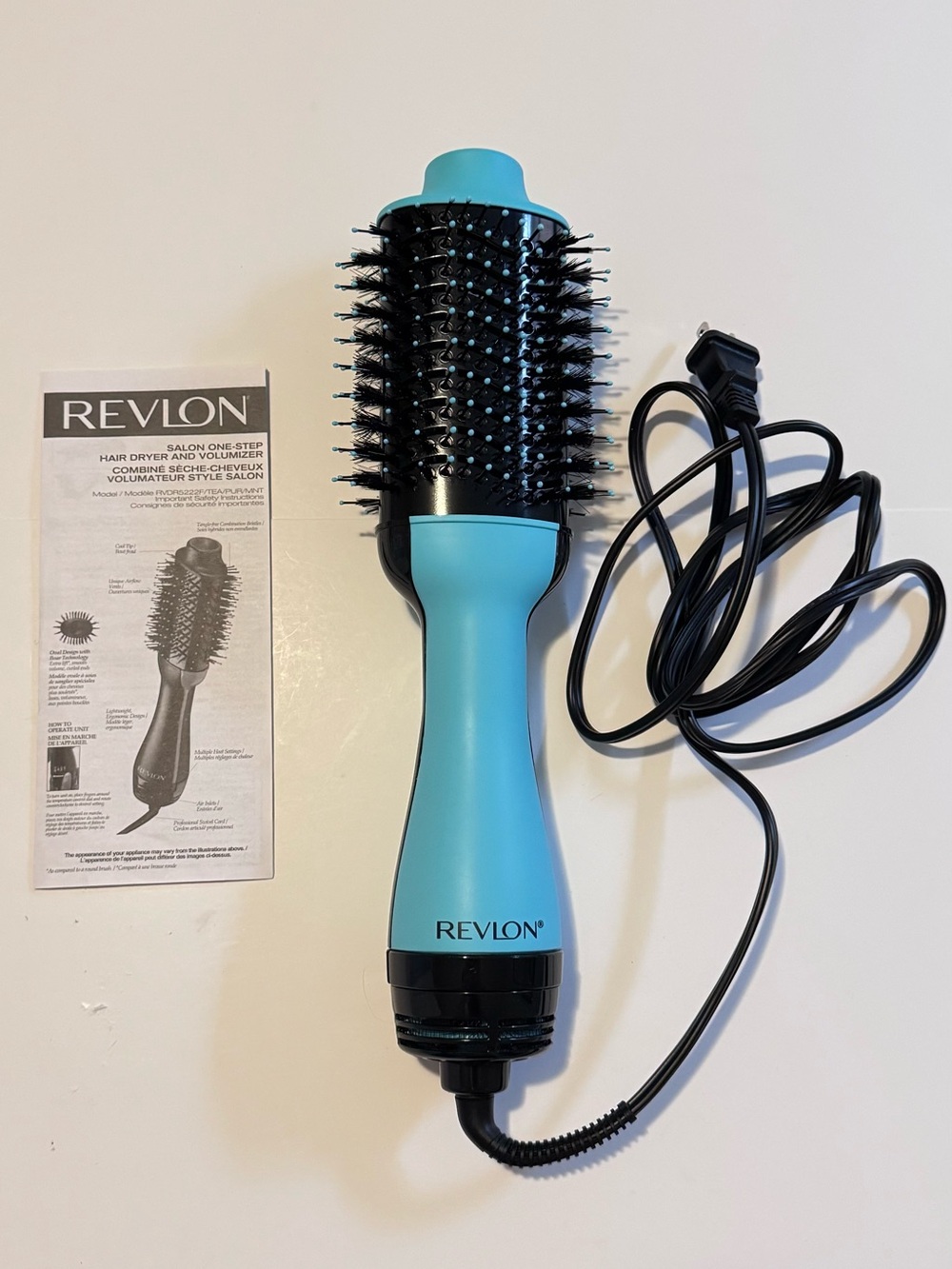 Revlon Turquoise One-Step Hair Dryer & Volumizer Brush
